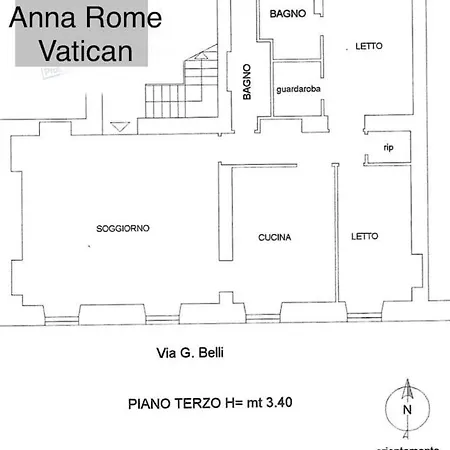 Daire Anna Vatican Luxury Roma
